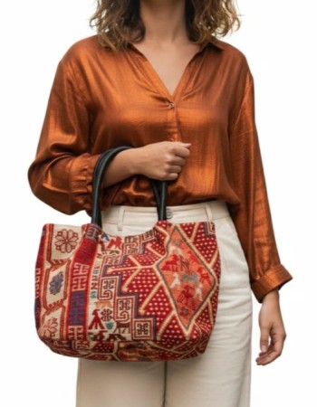 Vintage Shoulder Bag - Anatolian Batik